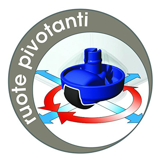 Contenitore stagionale in plastica 54 lt 59x39x36 cm rotobox bama colori vari