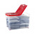 Contenitore stagionale in plastica 54 lt 59x39x36 cm rotobox bama colori vari