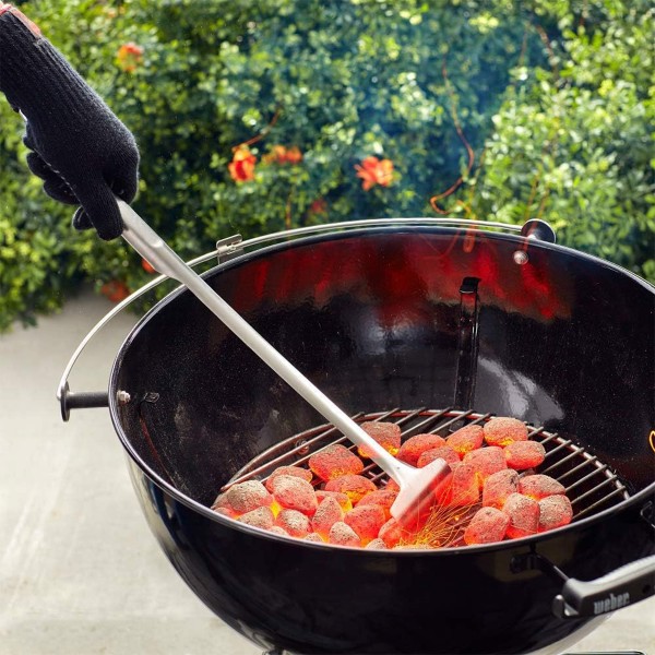 Paletta per carbone Weber in acciaio inox