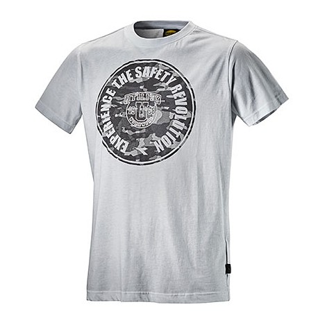 T-shirt graphic man. corta bianco ottico tg. s