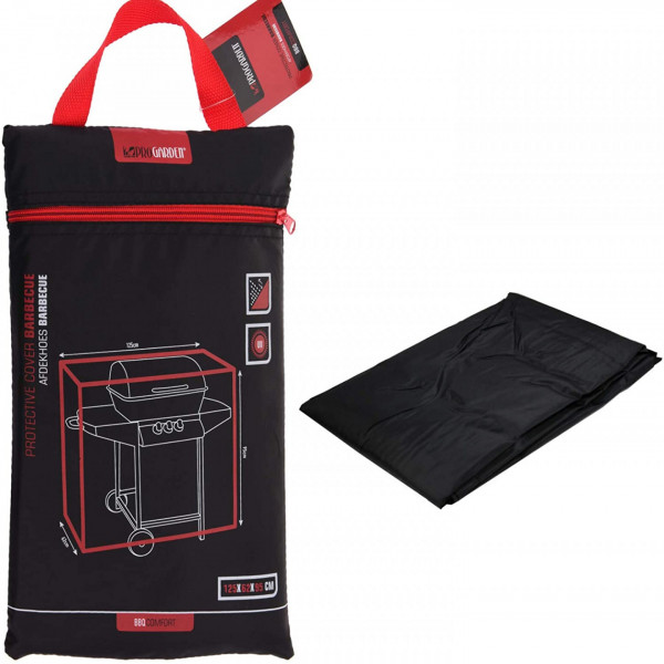 Telo copri barbecue 125 x 62 x 95 cm nero Koopman