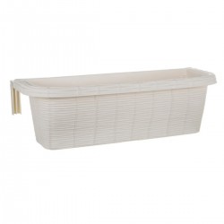 Fioriera da balcone Rondine Paglia Bama 60x20x18,5 cm...
