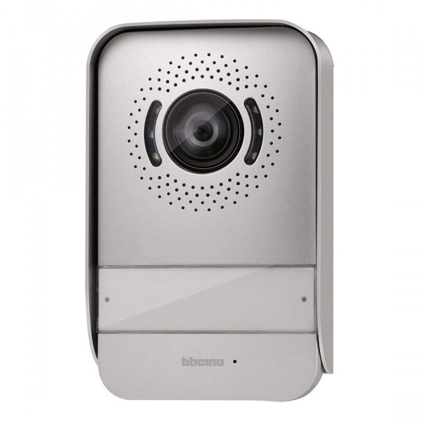 Kit videocitofono 2 fili monofamiliare bifamiliare display 7&quot; 317014 bticino