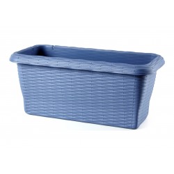 Fioriera paglia 60x20x17,5 cm colore cielo