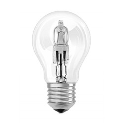 Lampadina alogena halogen classic d 57w e27 l/cal.