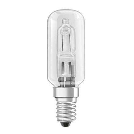 Lampadina alogena halolux t d 25w e14 l/calda