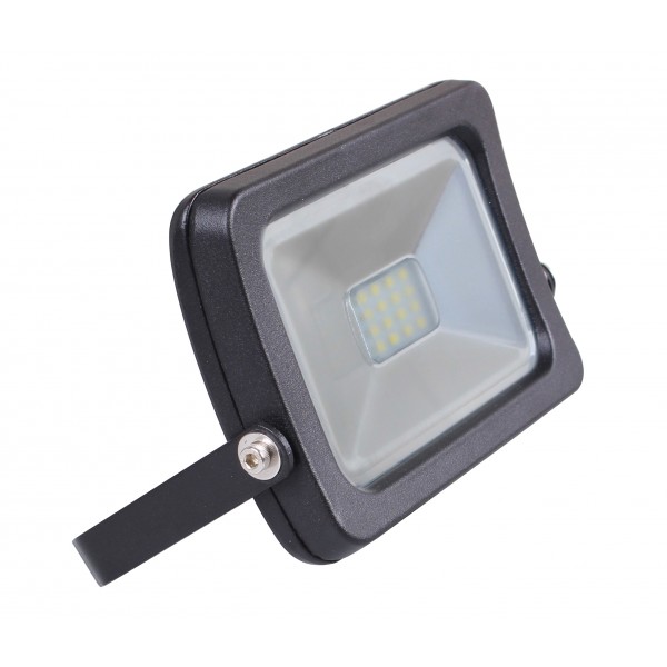 Proiettore led 10w 152x105x20mm 6500k nero sat