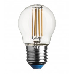 Lampadina led sfera a++ 4 / 40w e27 luce calda