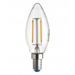 Lampadina led oliva a++ 4 / 40 w e14 luce fredda