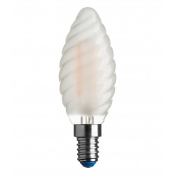 Lampadina led tortiglione satin. a++ 4/40w e14 l/n