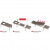 Guide ad estensione centrale Onge Alutech 9900 800-1440 mm con apertura simultanea