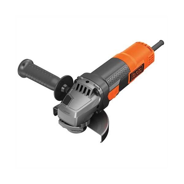 Smerigliatrice angolare 900 w 115 mm black &amp; decker beg210k-qs + valigetta