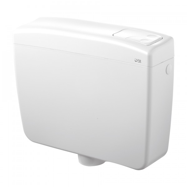 Cassetta esterna per wc Negrari Delta 2 capienza 9 lt colore bianco