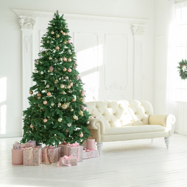 Albero di natale slim verde h 180 cm Tudal