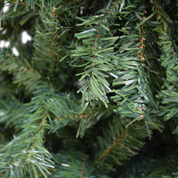 Albero di natale slim verde h 240 cm Tudal