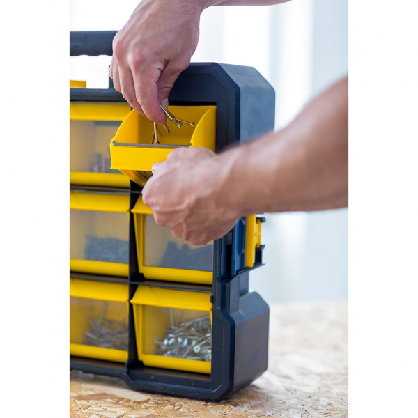 Organizer cassettiera portatile 12 cassetti 45x35,6x10,8 cm Stanley FMST81077-1