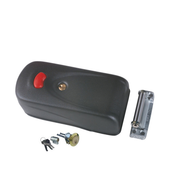 Elettroserratura ad applicare foro cilindro 50-80mm Cisa Elettrika 1.1A6130 nero