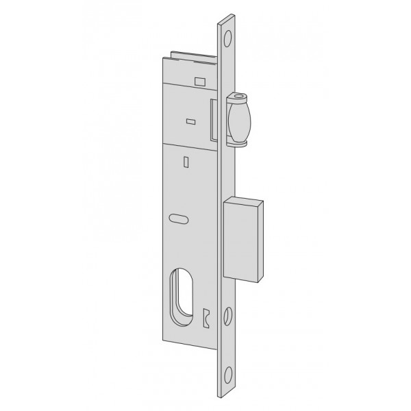 Serr. infil. montanti cil. ovale c/rullo e.30 f20