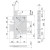 Serrature ad infilare triplice chiave europea con scrocco Cisa 1.56255.60