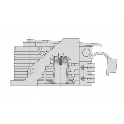 Gruppo bobine 12 v per elettroserrature supp. nero