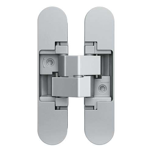 Cerniera invisibile Anselmi AN 150 3D 110x61 mm cromo satinato