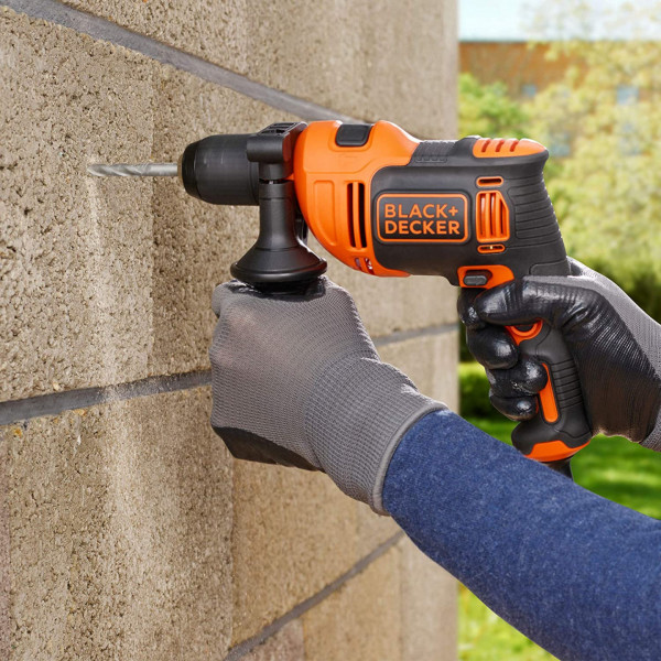 Trapano a percussione 710W con valigetta Black+Decker BEH710K-QS