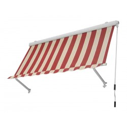 Tenda da sole cassonata beige/bordeaux 200x250 cm