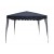 Gazebo a fisarmonica richiudibile 3 x 3 metri struttura in metallo colore blu
