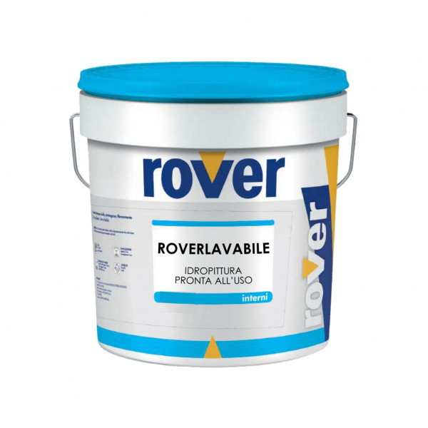 Idropittura lavabile pronta all&#039;uso Rover 13 litri bianco