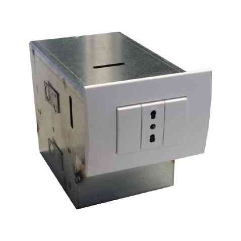 Cassaforte camaleonte invisibile da muro 2 cassetti zincata