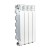 Radiatore in alluminio exclusivo interasse 600 mm 4 elementi bianco
