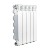 Radiatore in alluminio exclusivo interasse 600 mm 5 elementi bianco
