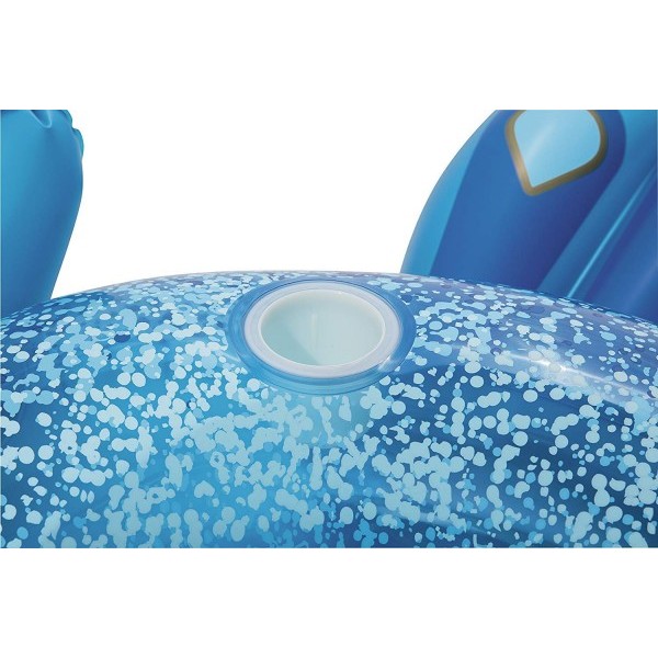 Bestway gonfiabile cavalcabile pavone grande 198x164 cm con maniglie - 41101 -
