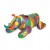 Bestway gonfiabile cavalcabile rhino pop 201x102 cm con maniglie - 41116 -