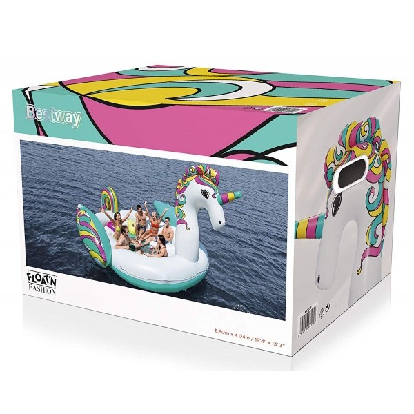Bestway gonfiabile unicorno gigante 469x367x277 cm - 43228 -