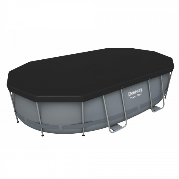 Piscina fuori terra ovale Bestway 56448 Power Steel 488x305x107 cm