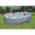 Piscina fuori terra ovale Bestway 56448 Power Steel 488x305x107 cm