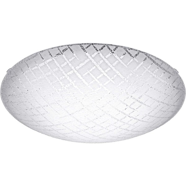 Plafoniera led stile moderno Eglo Riconto1 bianca 3000K 95288