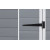 Casetta da giardino Keter Manor 4X6 in resina colore grigio K203519