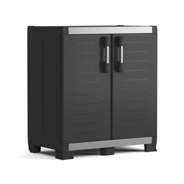Armadio basso in resina per interno e esterno xl garage 89x54x99 cm cm keter