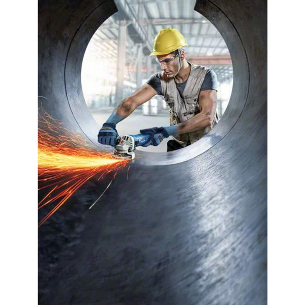 Smerigliatrice angolare Bosch GWS 9-125 S 900 W diametro 125 mm con accessori