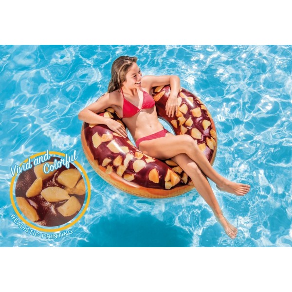 Intex salvagente ciambella cioccolato 114 cm - 56262 -