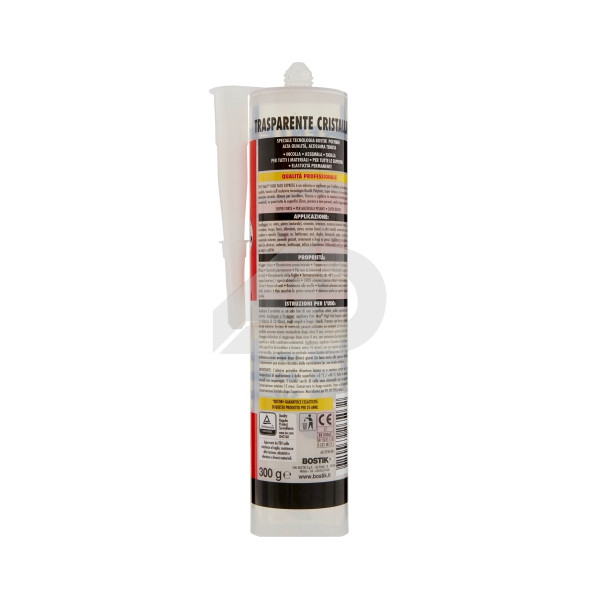 Colla universale Bostik Poly Max High Tack Express Cristal in cartuccia da 300 grammi D6135