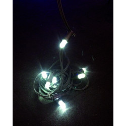 Catena di Natale 20 luci led E14 per esterno bianco 5...