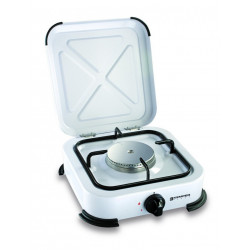 Fornello a gas con griglia 1 fuoco Kemper 104980 bianco