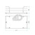 Cestello colonna estraibile 44x41,2cm Inoxa 1852W50 fondo bianco e cesto cromo