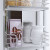 Cestello colonna estraibile 44x41,2cm Inoxa 1852W50 fondo bianco e cesto cromo