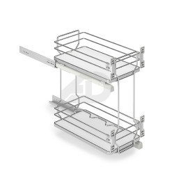 Cestello due piani estraibile 30X45 cm Inoxa Deluxe...