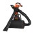 Soffiatore / aspiratore / trituratore elettrico 3000 w beblv300-qs black+decker