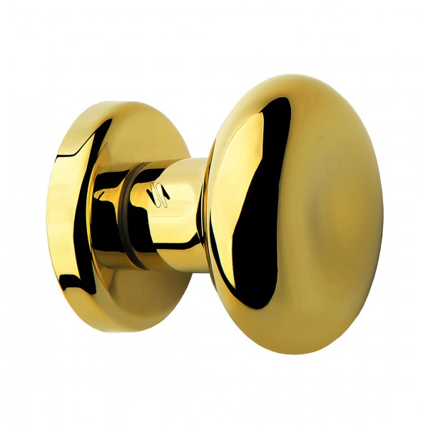 Pomolo round azion. accop. r/b d. 60 zirc gold hps